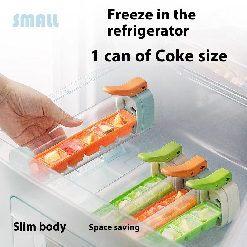 ❄️ AUREVO™ Ice Cube Mold 🧊 Food - Grade Household Ice Maker With Storage Box
