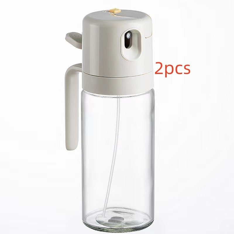 AUREVO™ 2-in-1 Oil & Vinegar Sprayer Bottle 🛡️💧 – Mist or Pour with Precision