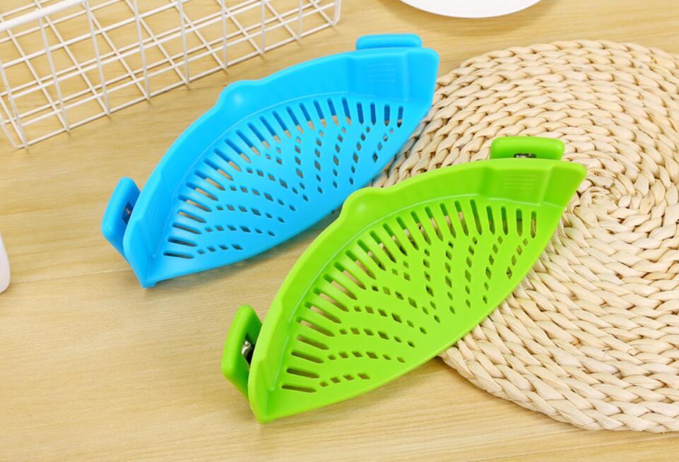 AurevoHub™ ClipMate™ Silicone Clip-On Funnel Strainer  – Effortless Draining with Universal Fit