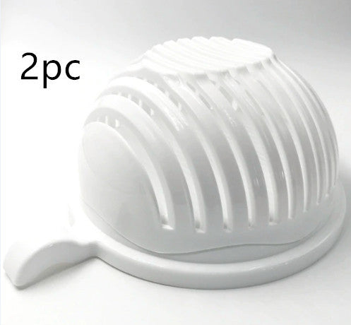 AUREVO Creative Salad Cutter 🥗 – Safe, Fast & Mess-Free Kitchen Gadget for Fruits & Vegetables ✨