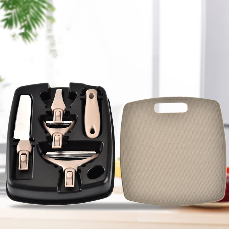 AUREVO™ 3-Piece Stainless Steel Cutter Set 🥗🔪 – Smart, Stylish & Eco-Friendly  🗂 Collection: