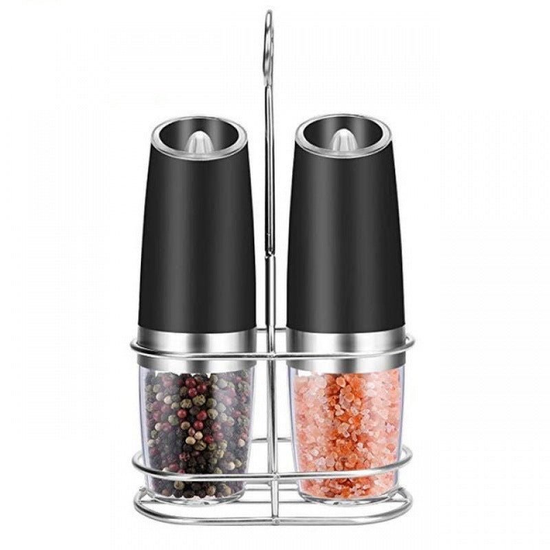 AUREVO Electric Salt & Pepper Grinder – Automatic Adjustable Coarseness Kitchen Tool