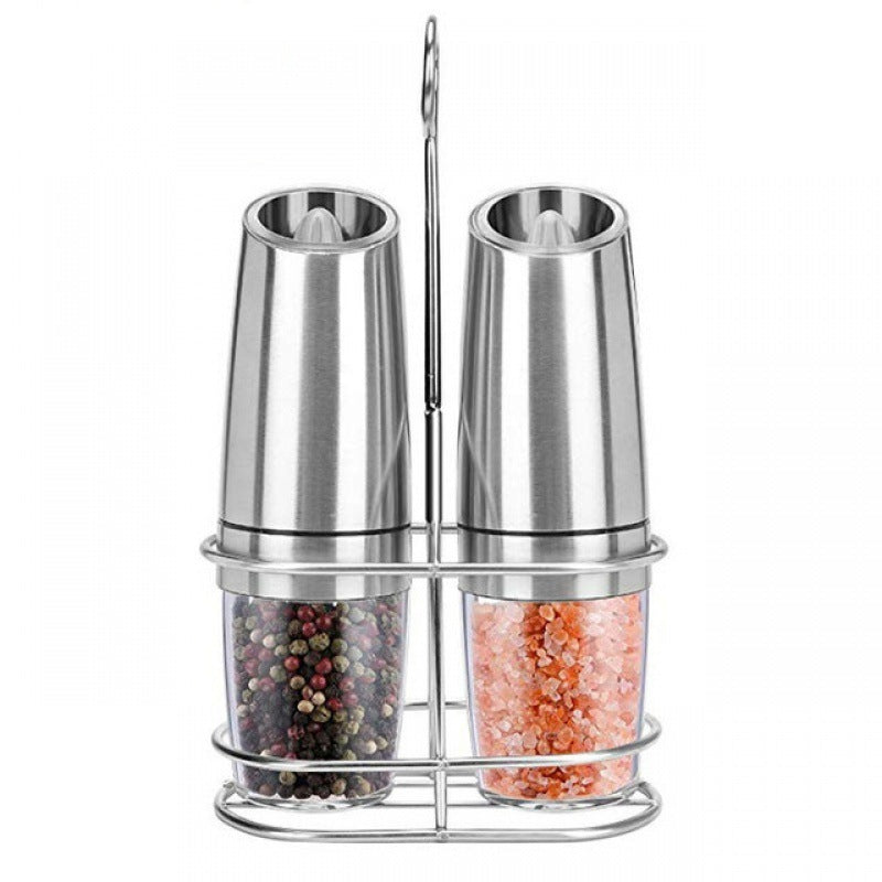 AUREVO Electric Salt & Pepper Grinder – Automatic Adjustable Coarseness Kitchen Tool