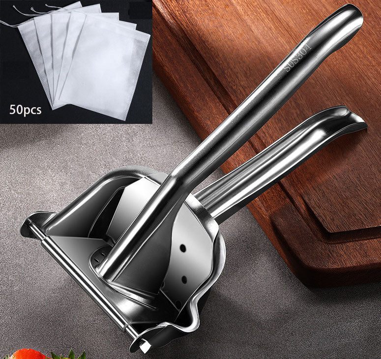 AUREVO™ Premium 304 Stainless Steel Manual Juicer ✨ | Hand-Press Citrus Squeezer for Fresh & Healthy Living