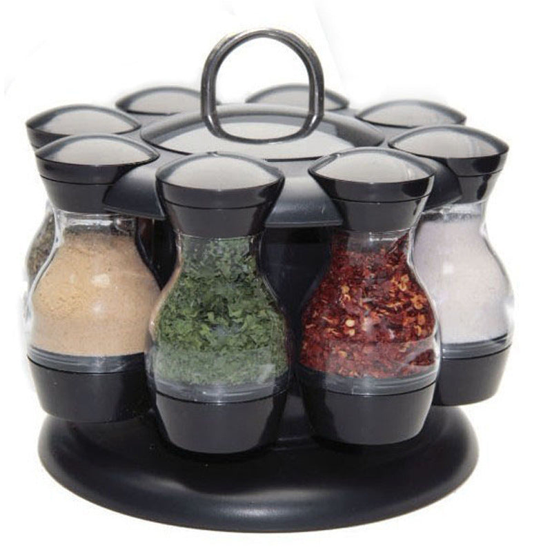 AUREVO™ Double-Layer Rotating Spice Rack 🌿✨ – Keep Your Kitchen Neat & Accessible