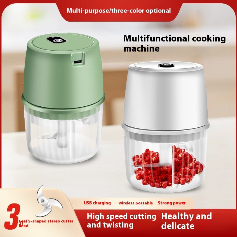 AUREVO™ USB Rechargeable Mini Chopper & Garlic Grinder – Your Ultimate Kitchen Companion 🍽️✨
