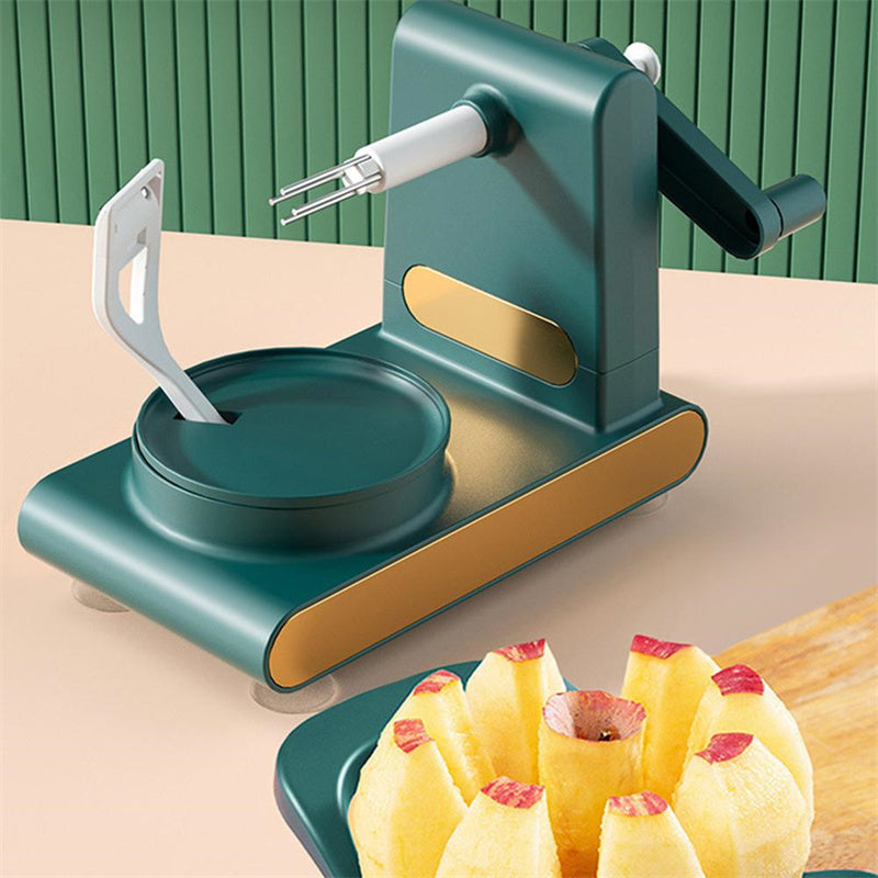 AUREVO™ Hand-Cranked Multifunctional Peeler & Slicer  | 4-in-1 Fruit & Vegetable Cutter Machine