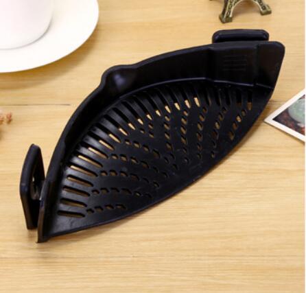 AurevoHub™ ClipMate™ Silicone Clip-On Funnel Strainer  – Effortless Draining with Universal Fit