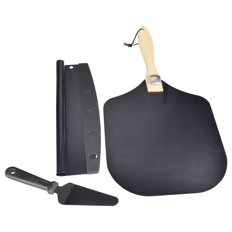 AUREVO™ Aluminum Pizza Shovel Set 🍕💫 – Slide, Serve & Bake Like a Pro