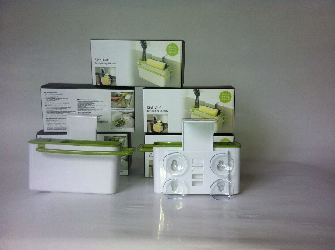 AUREVO™ Kitchen Sink Drain Rack 🧽💦 – Organized Cleaning Made Effortless