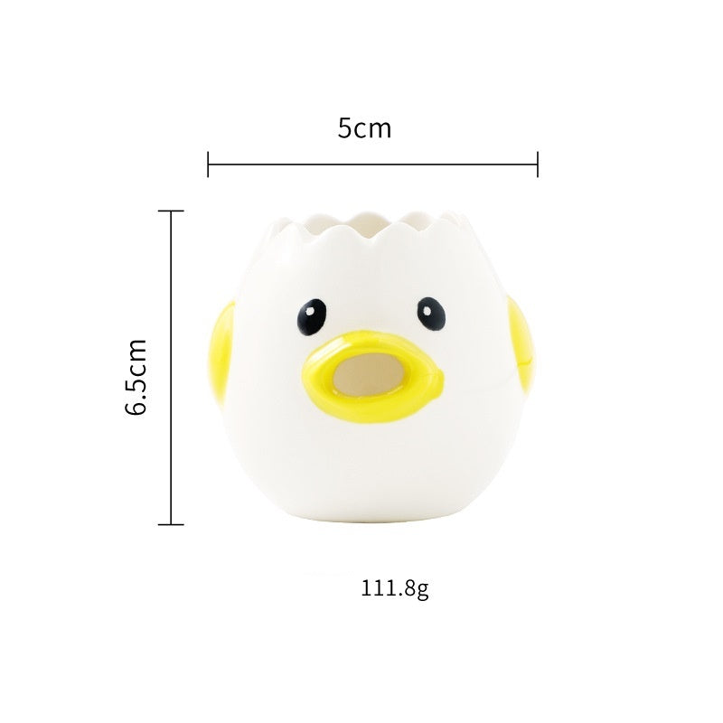 AUREVO™ Cute Chicken Ceramic Egg White Separator – Fun & Practical Kitchen Accessory