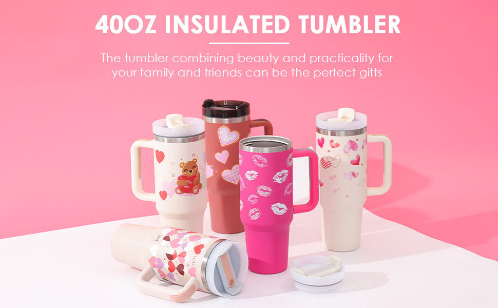 AUREVO™ 40 oz Insulated Tumbler 🥶☕ – Keep Drinks Hot or Cold Anywhere