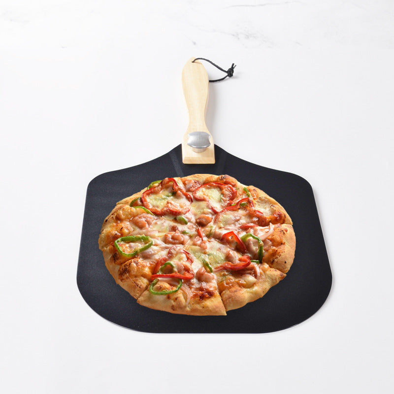 AUREVO™ Aluminum Pizza Shovel Set 🍕💫 – Slide, Serve & Bake Like a Pro