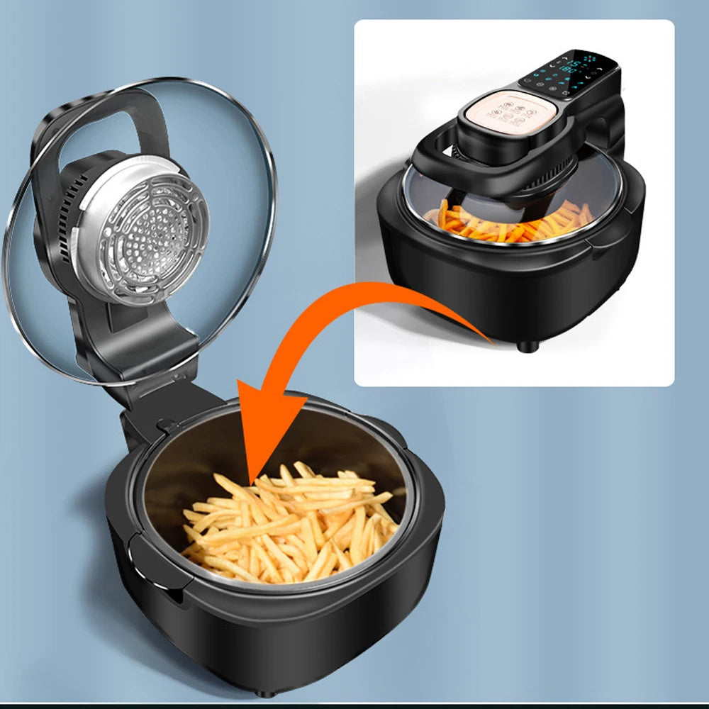 AUREVO™ Large-Capacity Fully Automatic Air Fryer 🍟✨ – Healthy, Crispy Meals with Minimal Oil