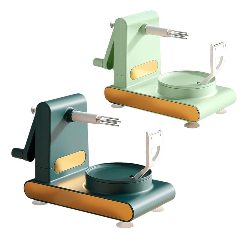 AUREVO™ Hand-Cranked Multifunctional Peeler & Slicer  | 4-in-1 Fruit & Vegetable Cutter Machine