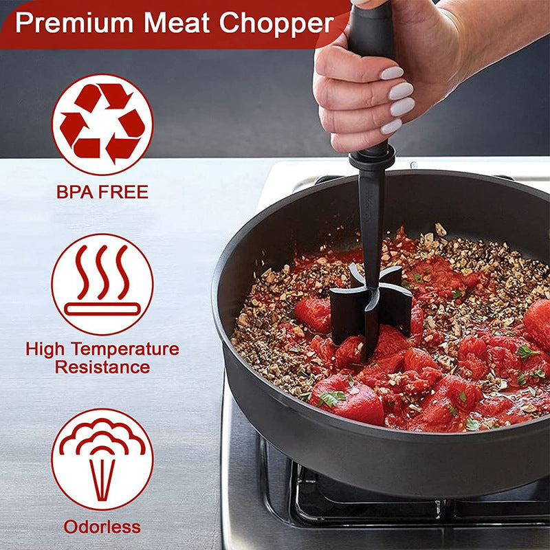 AUREVO™ Multifunction Meat Chopper & Masher 🍔✨ – Effortless Chopping & Mashing