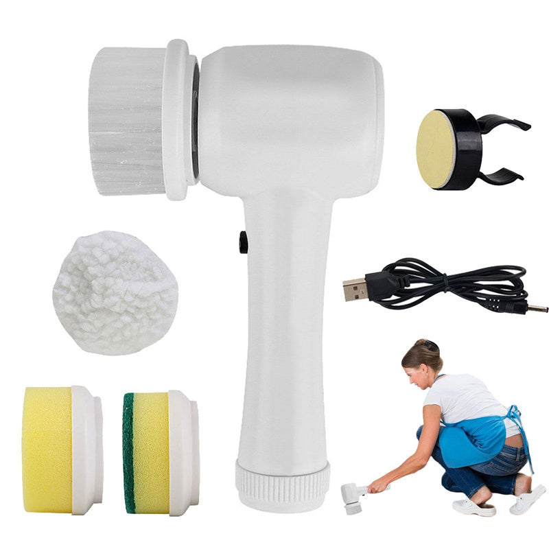 AUREVO™ 4-in-1 Cordless Electric Spin Scrubber  – Powerful Handheld Cleaning Brush for Kitchen & Bathroom