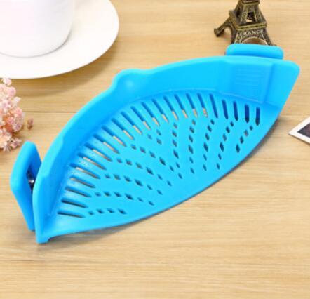 AurevoHub™ ClipMate™ Silicone Clip-On Funnel Strainer  – Effortless Draining with Universal Fit