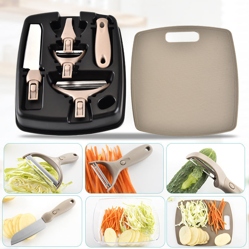 AUREVO™ 3-Piece Stainless Steel Cutter Set 🥗🔪 – Smart, Stylish & Eco-Friendly  🗂 Collection:
