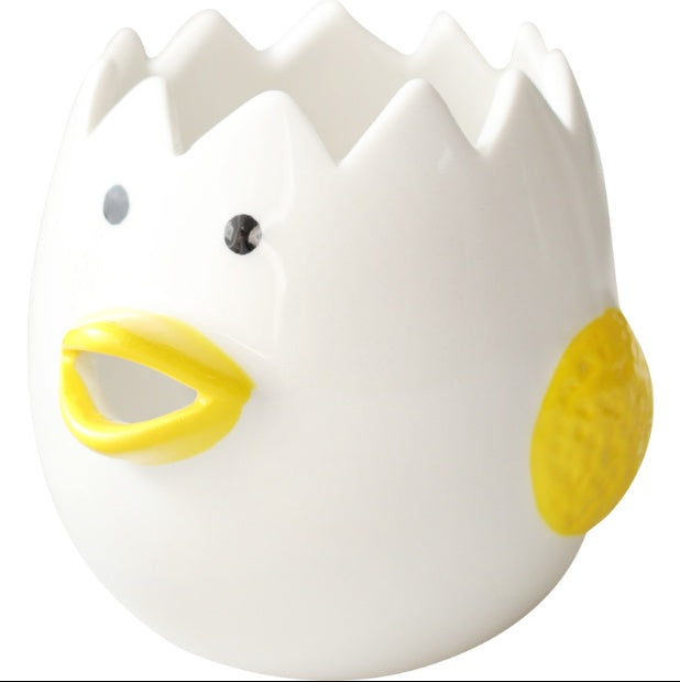 AUREVO™ Cute Chicken Ceramic Egg White Separator – Fun & Practical Kitchen Accessory