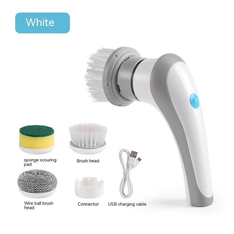 AUREVO™ 4-in-1 Cordless Electric Spin Scrubber  – Powerful Handheld Cleaning Brush for Kitchen & Bathroom