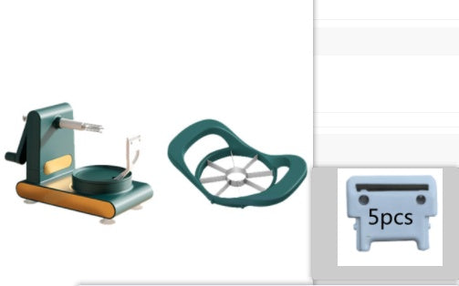 AUREVO™ Hand-Cranked Multifunctional Peeler & Slicer  | 4-in-1 Fruit & Vegetable Cutter Machine