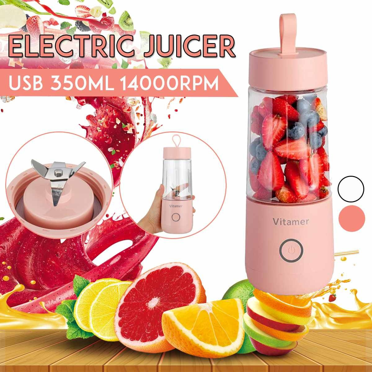 AUREVO™ 350ml Portable USB-Rechargeable Blender 🥤✨ – Smoothies & Shakes Anywhere