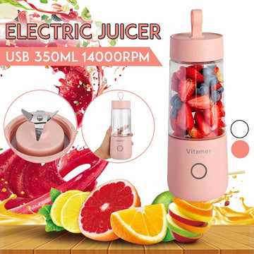 AUREVO™ 350ml Portable USB-Rechargeable Blender 🥤✨ – Smoothies & Shakes Anywhere