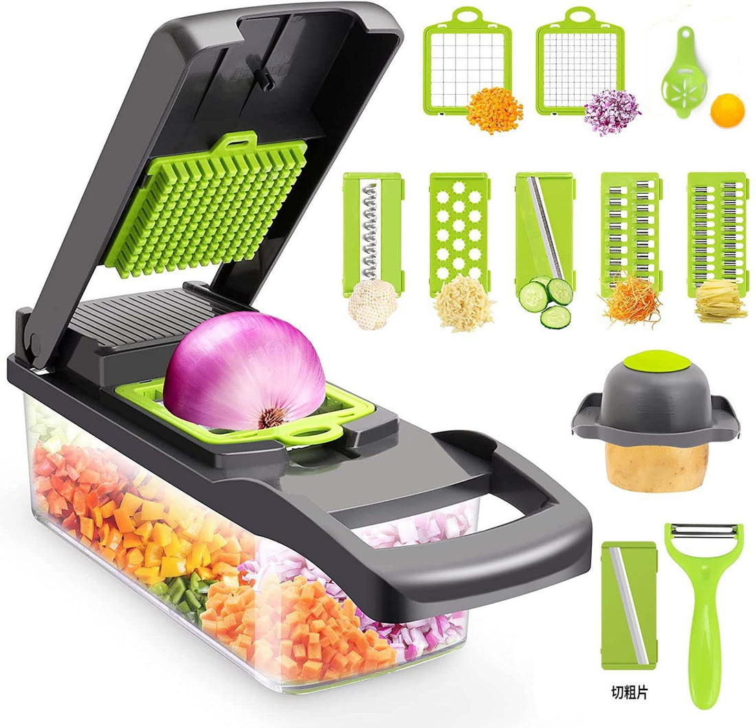 ✨ AUREVO™ Smart Vegetable Silk Cutter – Multi-Purpose Kitchen Slicer & Chopper ✨