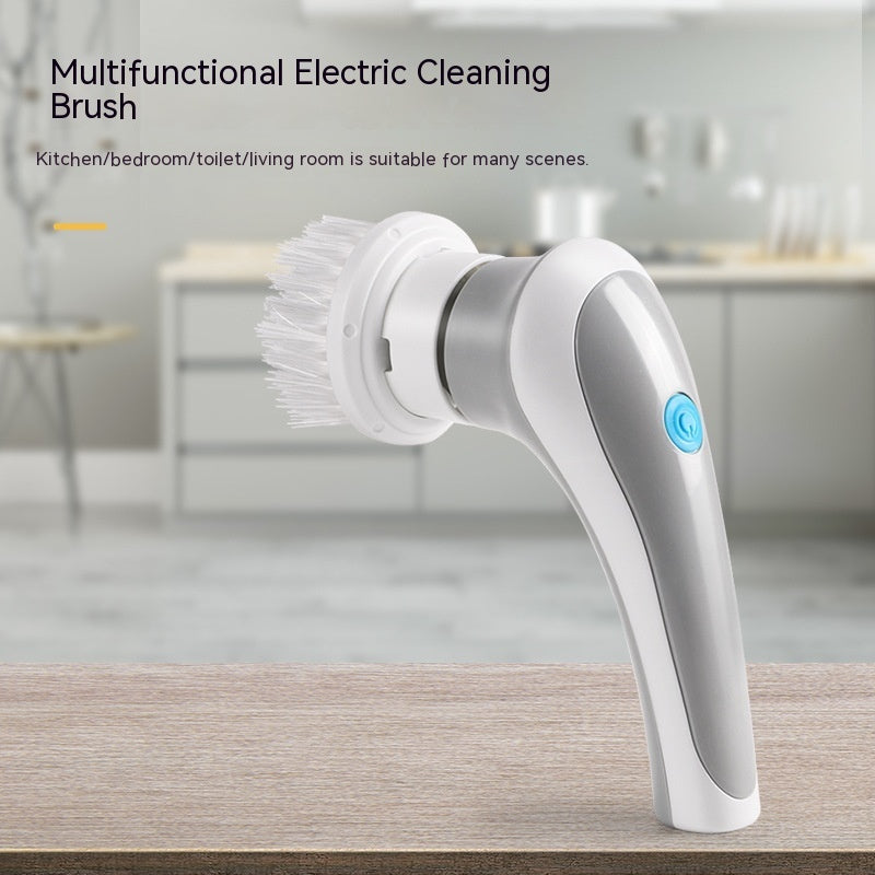 AUREVO™ 4-in-1 Cordless Electric Spin Scrubber  – Powerful Handheld Cleaning Brush for Kitchen & Bathroom