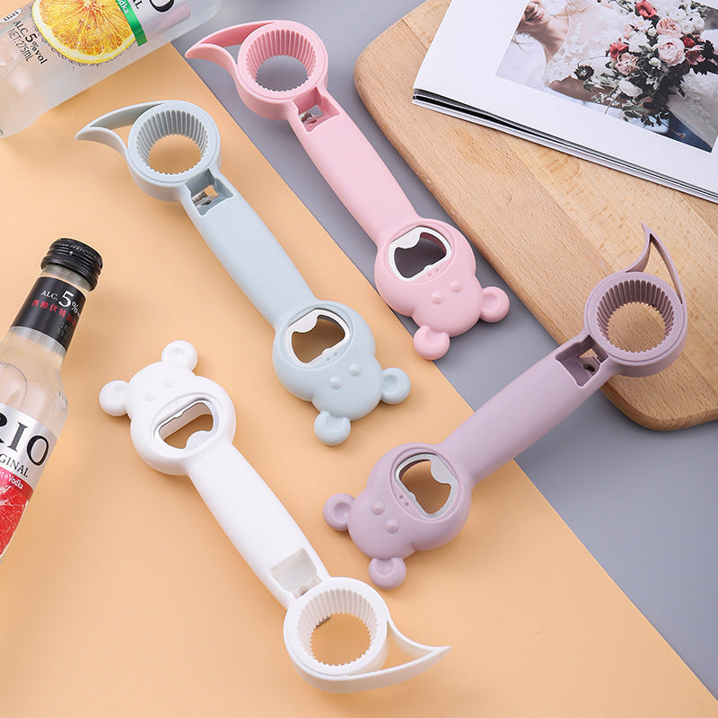AUREVO™ 4-in-1 Multifunction Bottle & Jar Opener 🥂✨ – Effortless Opening, Stylish Design